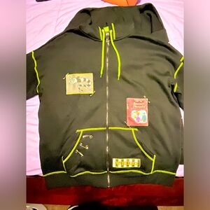 Hot Topic Beetlejuice Zip Up Hoodie